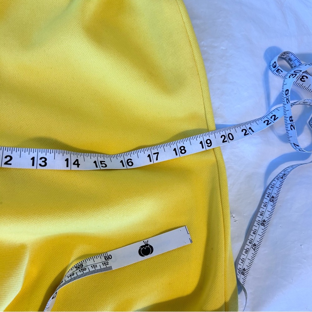 Fredrick’s of Hollywood Vintage 70s RARE Embroidered Bell Bottom Jumpsuit Yellow - Picture 13 of 14